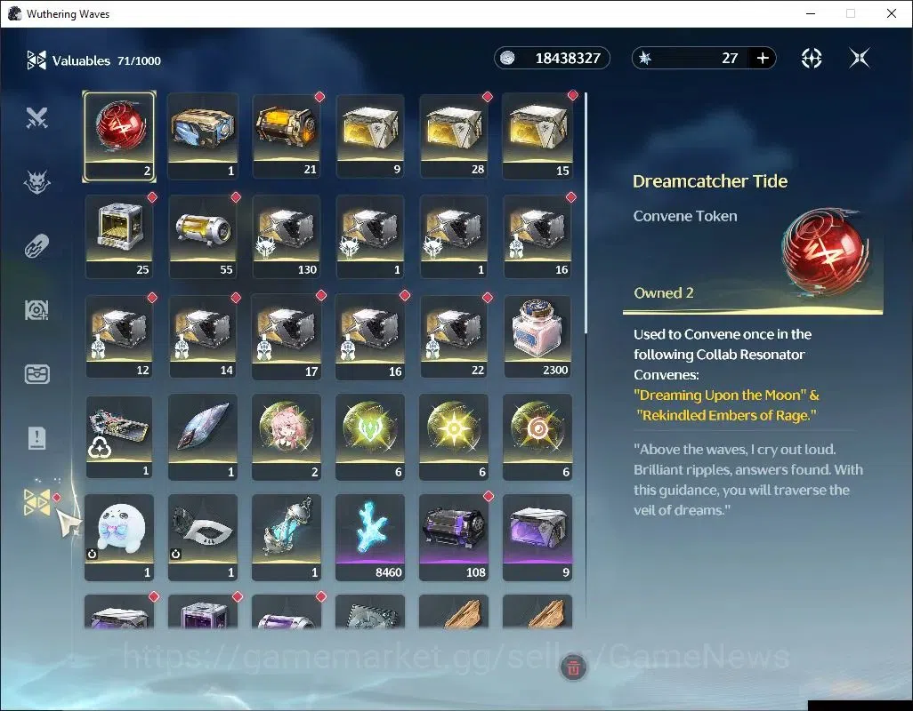 Wuthering Waves Accounts Others NA |UL 49|Skin FRover|4 Limited|Yangyang:Xuanling,Lynae,L Hersen)+Sign,Rebecca Etc|DB Lvl 12