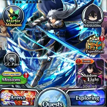 Grand Summoners Accounts End-Game Global|Rank 73|25 Ascend 8 TW|(Paladin Roy,S Miyu,S Emiya,Chloe,Frieren,H