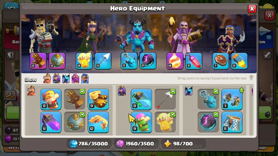 Clash of Clans Accounts TH 16-BH 8|LV 151|TROPHY 3974|HH 7|BK 54,AQ 51,GW  image 5