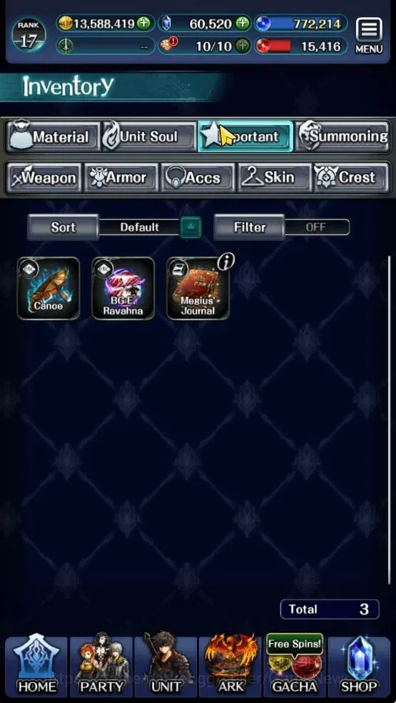 Last Cloudia Accounts GLOBAL|Rank 17|60k Crystal|Top Tier Unit (SM Sera, image 11