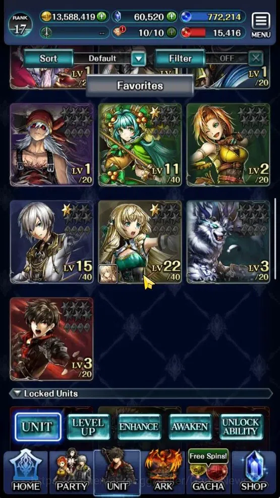 Last Cloudia Accounts GLOBAL|Rank 17|60k Crystal|Top Tier Unit (SM Sera, image 2