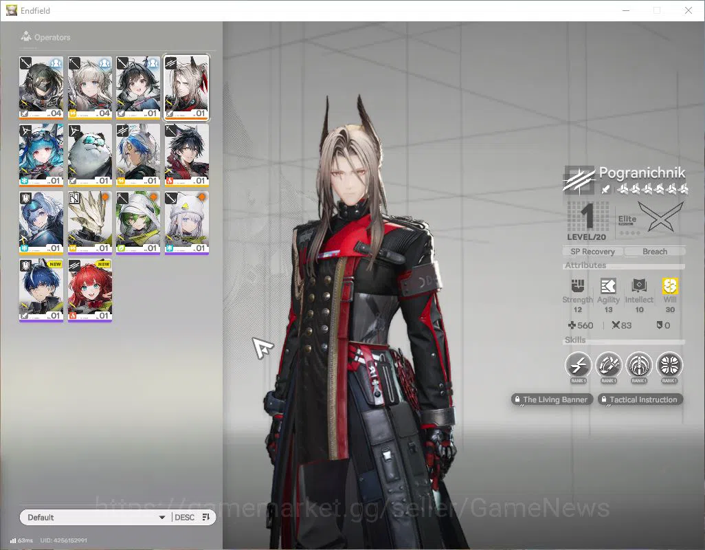 Arknights: Endfield Accounts Asia Lv 2 |Fresh Starter Meta SSR (Last Rite,Pogra image 2