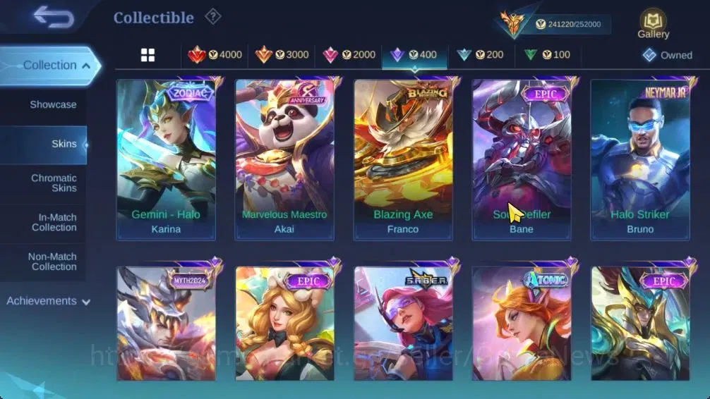 Mobile Legends: Bang Bang Accounts Hero 131|Skin 571|Legend(Valir,Lunox),Naruto Lukas image 16