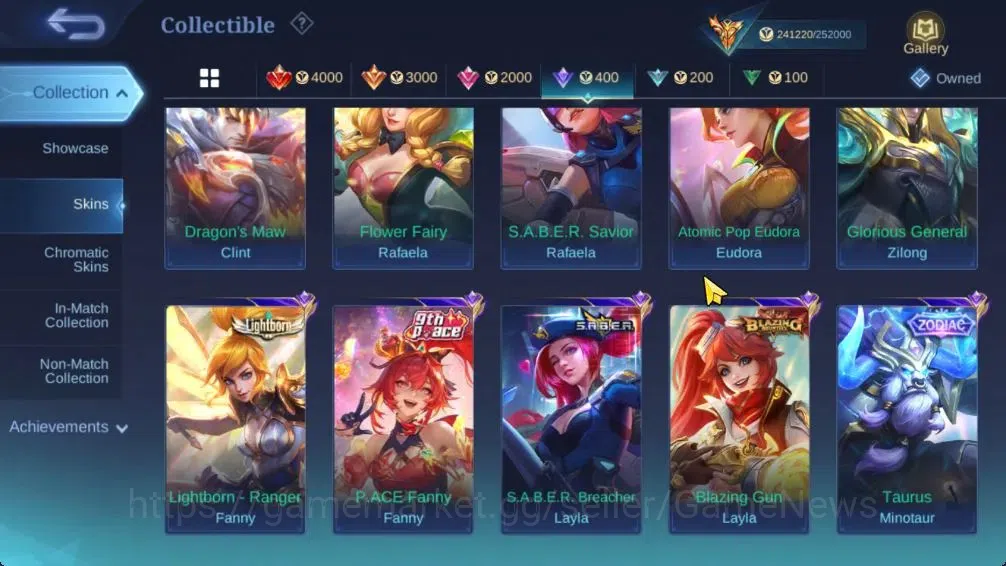 Mobile Legends: Bang Bang Accounts Hero 131|Skin 571|Legend(Valir,Lunox),Naruto Lukas image 17