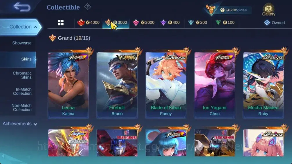 Mobile Legends: Bang Bang Accounts Hero 131|Skin 571|Legend(Valir,Lunox),Naruto Lukas image 8