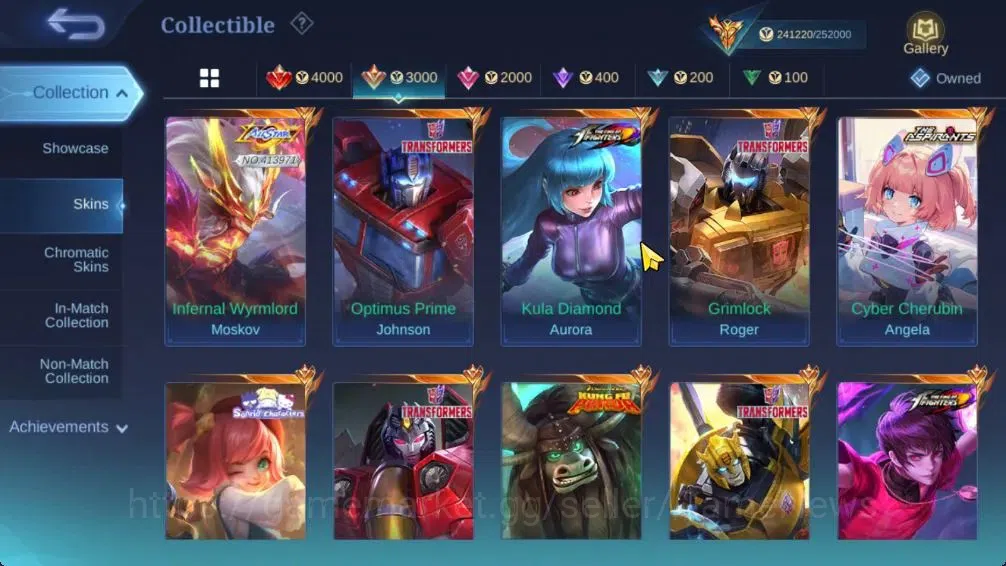 Mobile Legends: Bang Bang Accounts Hero 131|Skin 571|Legend(Valir,Lunox),Naruto Lukas image 9