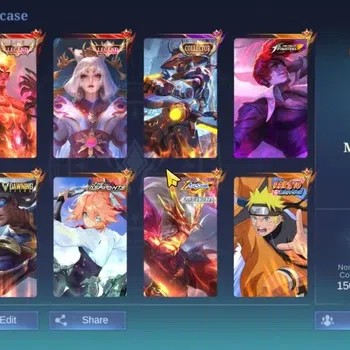 Mobile Legends: Bang Bang Collector Hero 131|Skin 571|Legend(Valir,Lunox),Naruto Lukas image 1
