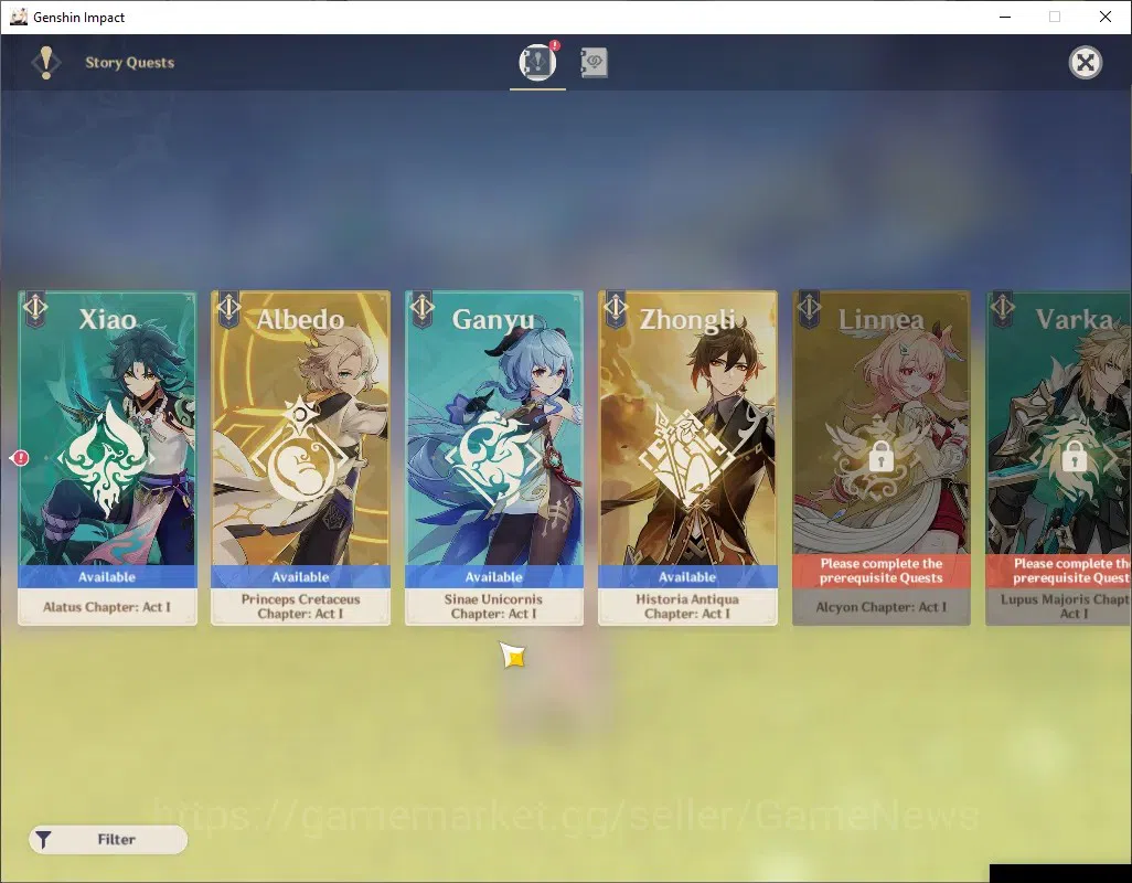 Genshin Impact Accounts Asia|AR 52|2 Limited + 2 (*5 Weapon) |Flins + Sign image 14