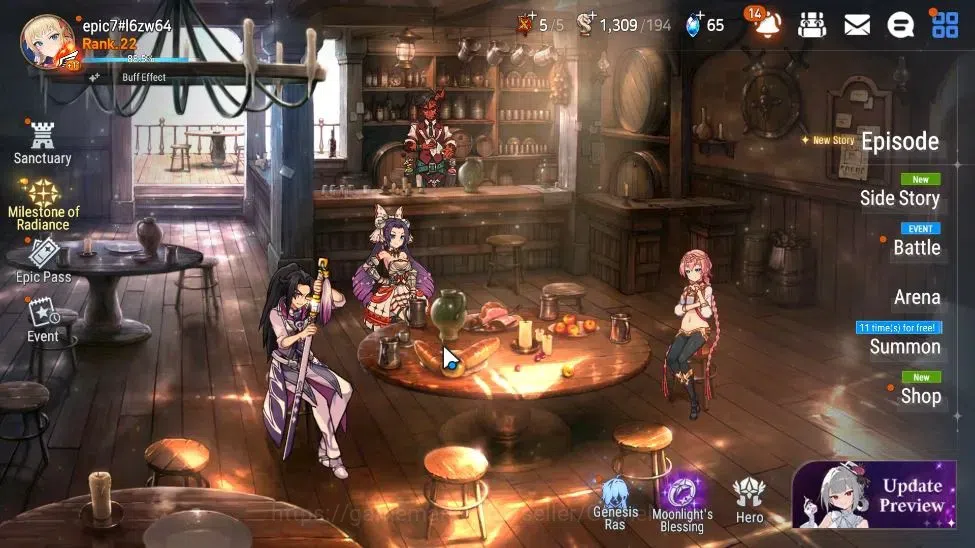 Epic Seven Accounts ASIA Unverif|New Era|2 ML(School Nurse Yulha,Helli image 1