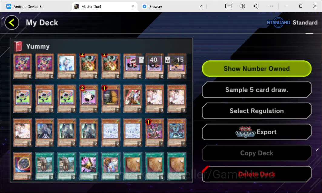 Yu-Gi-Oh! Master Duel Accounts Lv 18 | 20 Deck |VSK9,Dracotail,LunaLight,Yummy,Ma image 10