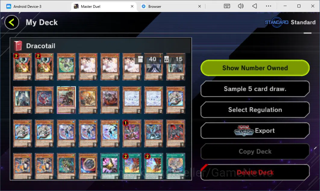 Yu-Gi-Oh! Master Duel Accounts Lv 18 | 20 Deck |VSK9,Dracotail,LunaLight,Yummy,Ma image 6
