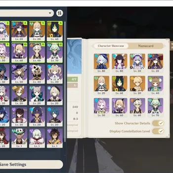 Genshin Impact Accounts Others Asia|AR 49|2 Limited + 1(*5Weapon)|Furina+Signature,Columbina|4 Standard Character|Bd