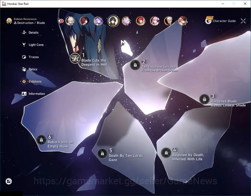Honkai Star Rail Accounts Asia|TL 70|2,8K SJ|23 Limited|[Phainon,Jingliu,Bla image 6