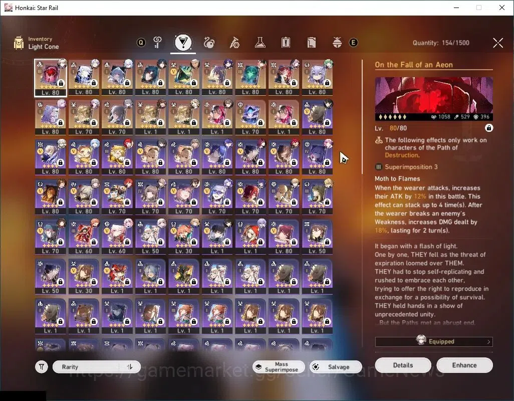 Honkai Star Rail Accounts Asia|TL 70|2,8K SJ|23 Limited|[Phainon,Jingliu,Bla image 7