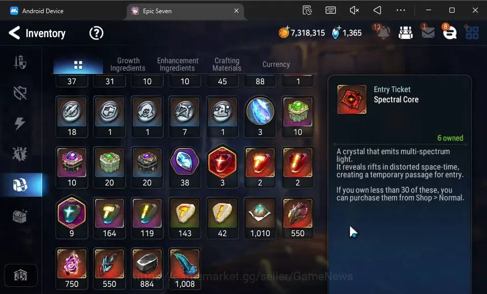 Epic Seven Accounts GLOBAL Verif|New Era|3 ML(A Yufine,TM Luluca,R Roa image 13