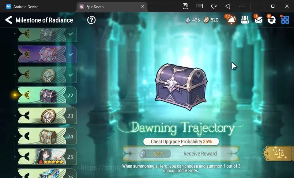 Epic Seven Accounts GLOBAL Verif|New Era|3 ML(A Yufine,TM Luluca,R Roa image 4