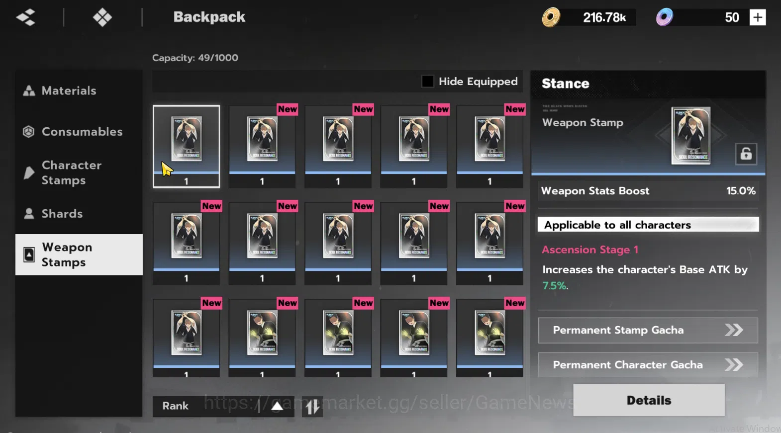 BLEACH: Soul Resonance Accounts Sv SEA Nuverse|Lv3 Fresh Starter|1 SRR Sajin Komam image 3