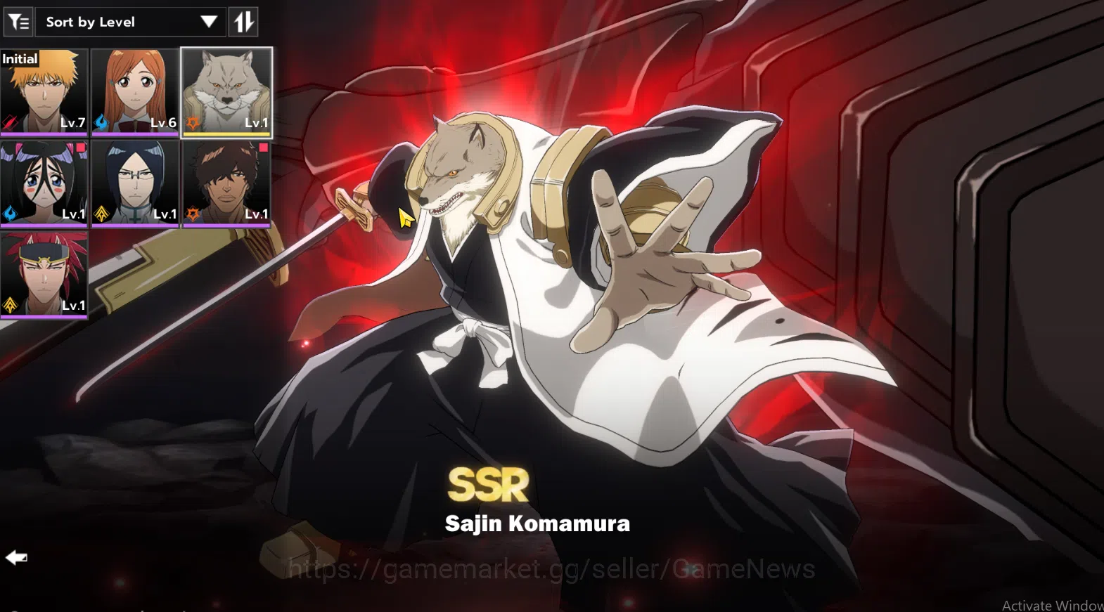 BLEACH: Soul Resonance Accounts Sv SEA Nuverse|Lv3 Fresh Starter|1 SRR Sajin Komam image 8