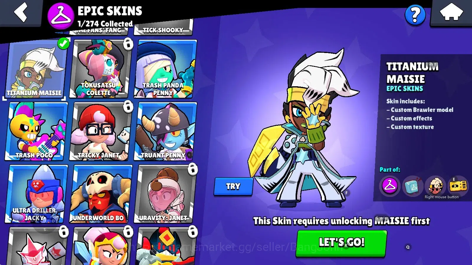 Brawl Stars Accounts Android | 2011 Thropy|18 Brawler|1 Max Lv(Shelly)| image 9