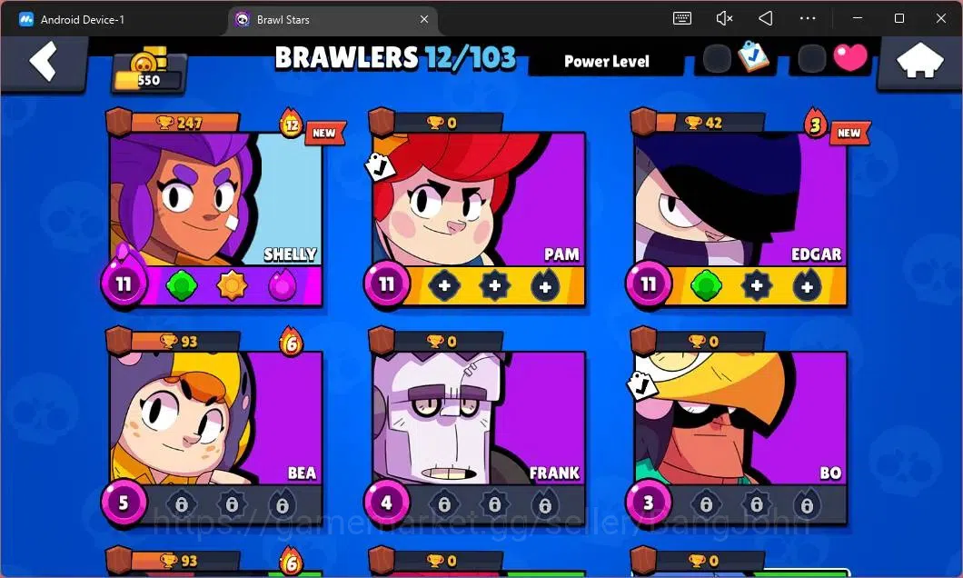 Brawl Stars Accounts Global | 550 Thropy|12 Brawler|1 Max Hypercharge(S image 5