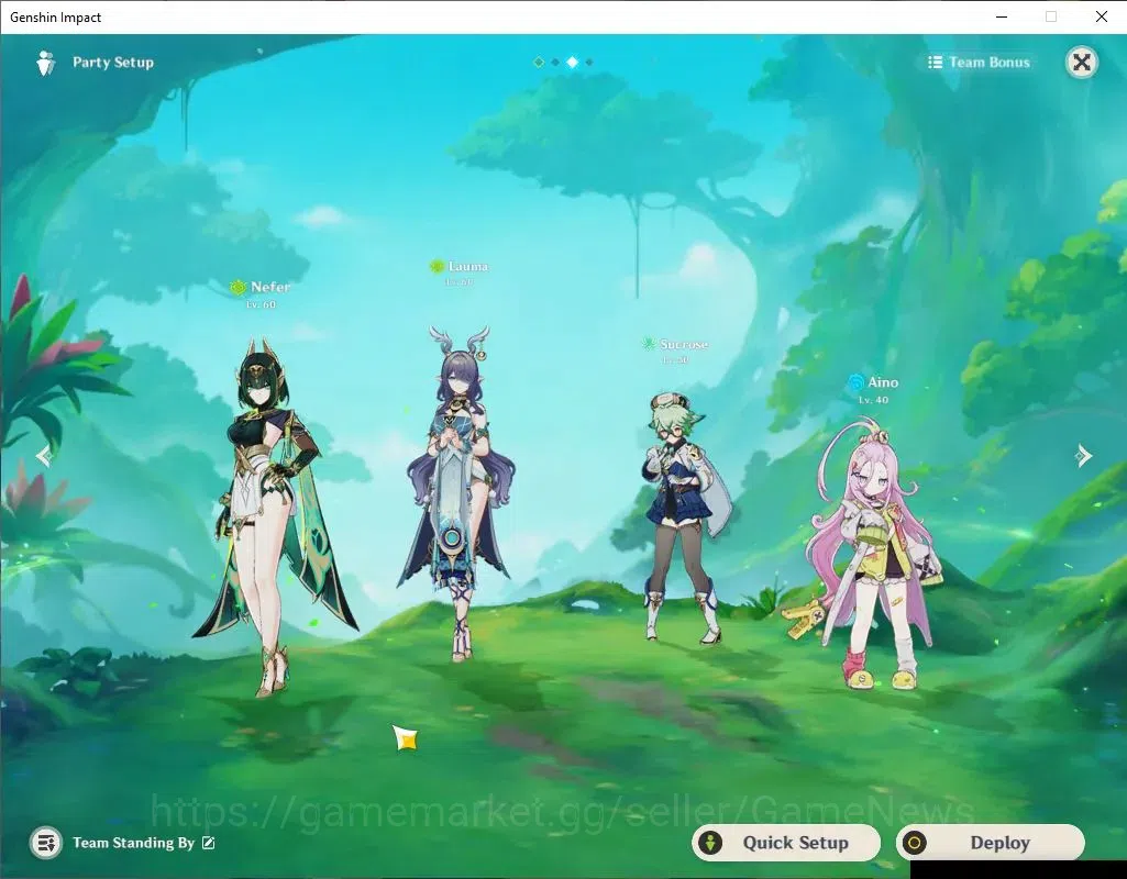 Genshin Impact Accounts Asia|AR 40|PremTeam Nefer,Lauma+Sign|4 Limit +2(*5 image 7