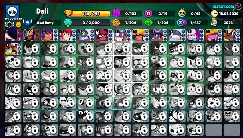 Brawl Stars Accounts 749 Trophy|14 Brawlers 2 Max Brawlers [Edgar,Najia image 1
