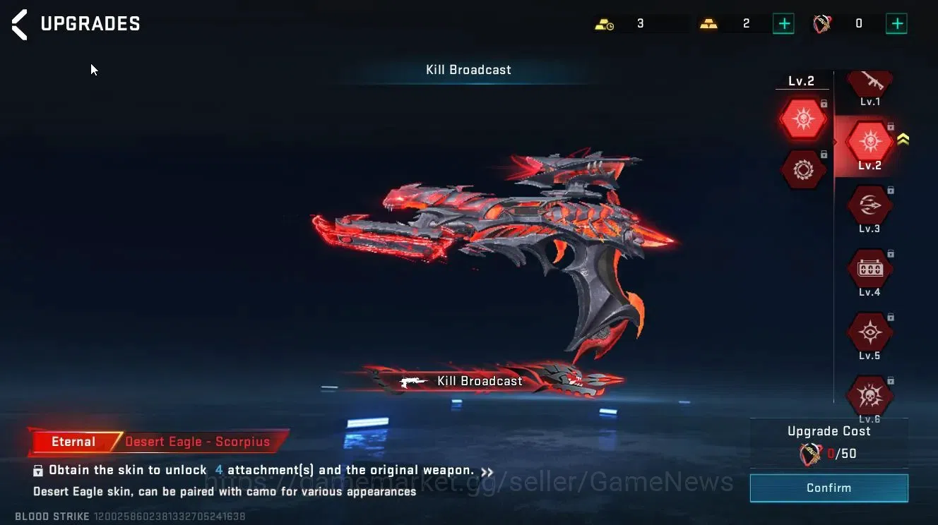 Blood Strike Accounts ASIA|ETERNAL DEagle-Scorpius|Collab TR[JACK-Takemi image 10