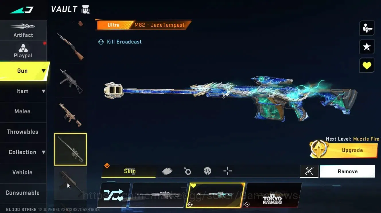 Blood Strike Accounts ASIA|ETERNAL DEagle-Scorpius|Collab TR[JACK-Takemi image 15