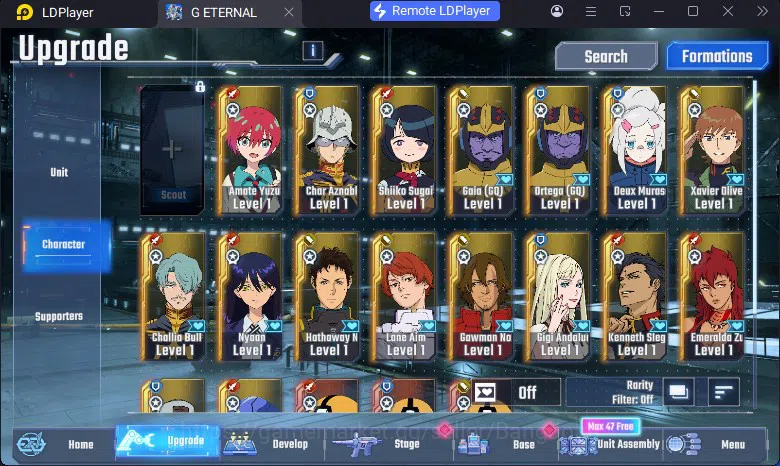 SD Gundam G Generation ETERNAL Accounts Global Rank 1 | FreshStory | 106+K Diamond, Selector Banner On, 8Gundam SSR+ 1Supp 2