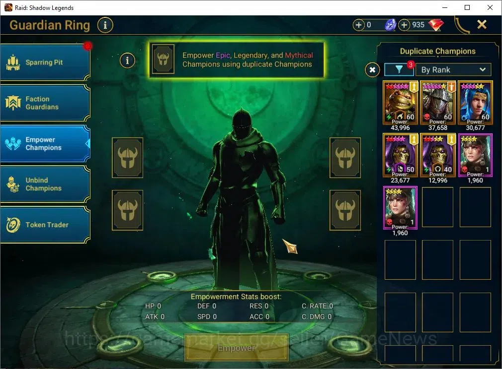 Raid: Shadow Legends Accounts Lv52 845K Power|1 Mythic[SS Galthir]+19 Legend(McA image 16