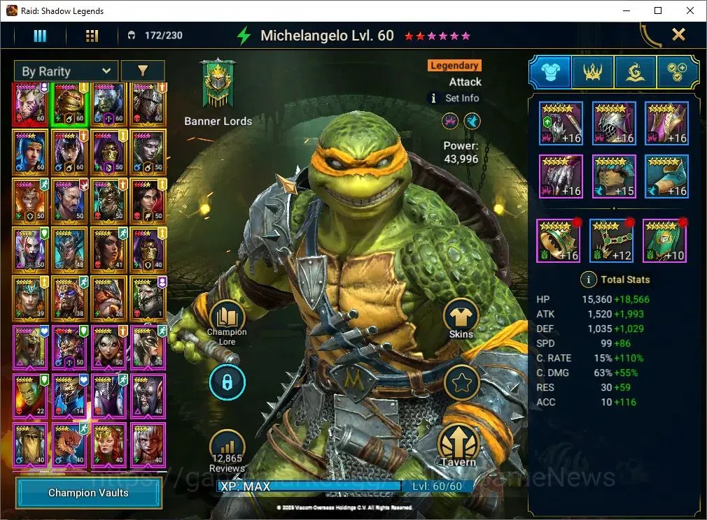 Raid: Shadow Legends Accounts Lv52 845K Power|1 Mythic[SS Galthir]+19 Legend(McA image 4