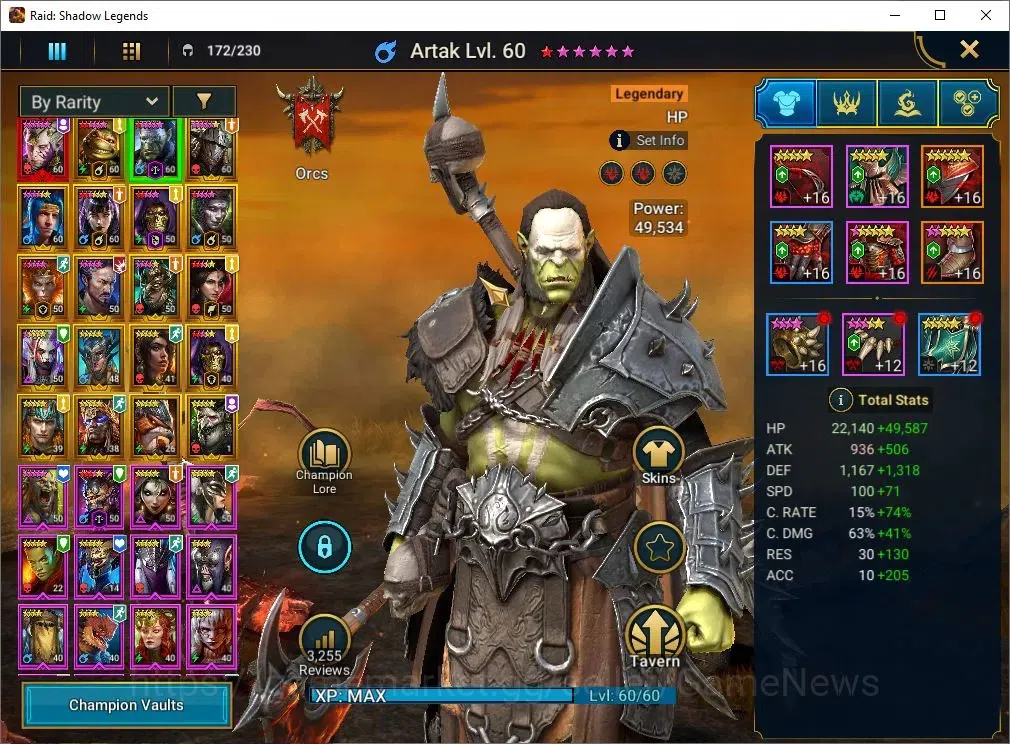 Raid: Shadow Legends Accounts Lv52 845K Power|1 Mythic[SS Galthir]+19 Legend(McA image 5