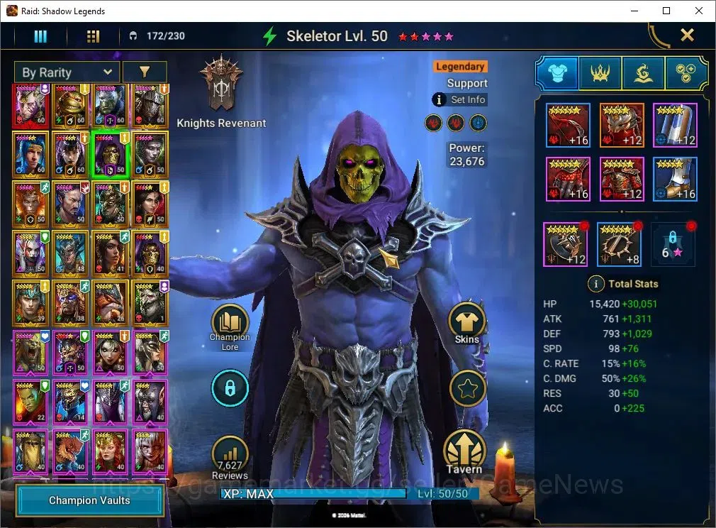 Raid: Shadow Legends Accounts Lv52 845K Power|1 Mythic[SS Galthir]+19 Legend(McA image 9
