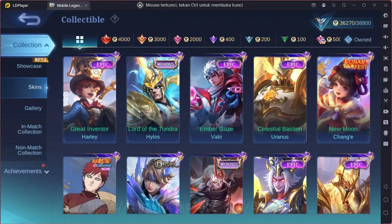 Mobile Legends: Bang Bang Accounts Global|Hero 112|Skin 175|Expert|Meowkin Julian|Spo image 13
