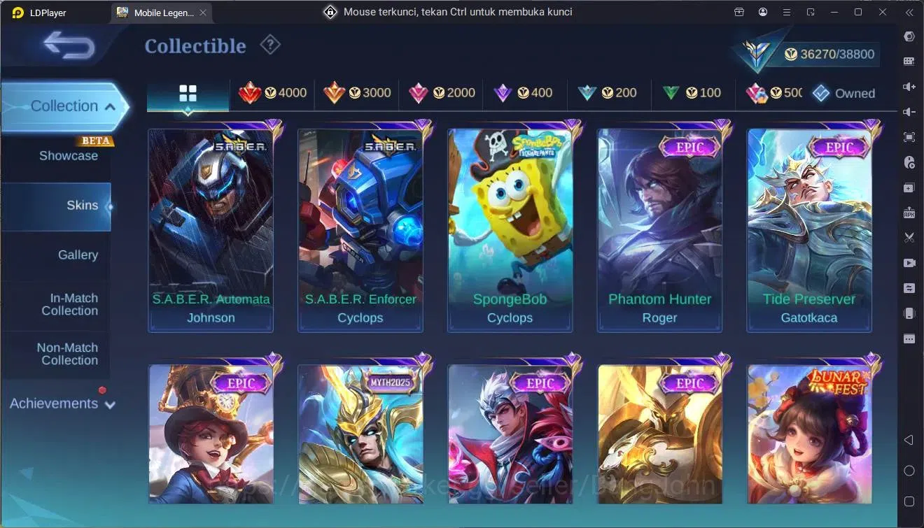 Mobile Legends: Bang Bang Accounts Global|Hero 112|Skin 175|Expert|Meowkin Julian|Spo image 14