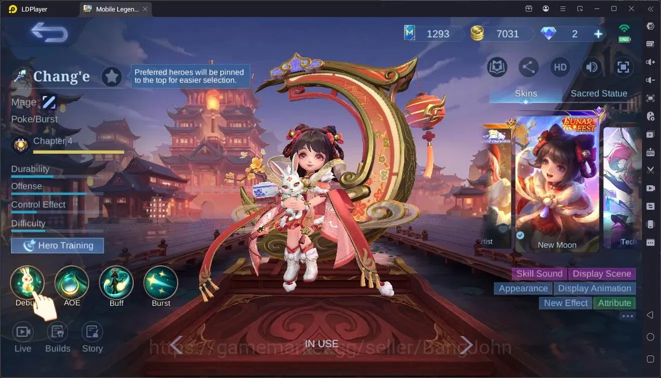 Mobile Legends: Bang Bang Accounts Global|Hero 112|Skin 175|Expert|Meowkin Julian|Spo image 6