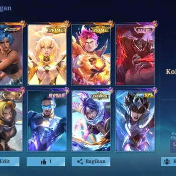 Mobile Legends: Bang Bang Accounts Collector Global|265S|Renowned|PRIME Beatrix Claude,LuckyBox Hayabusa,CC natalia,KOF