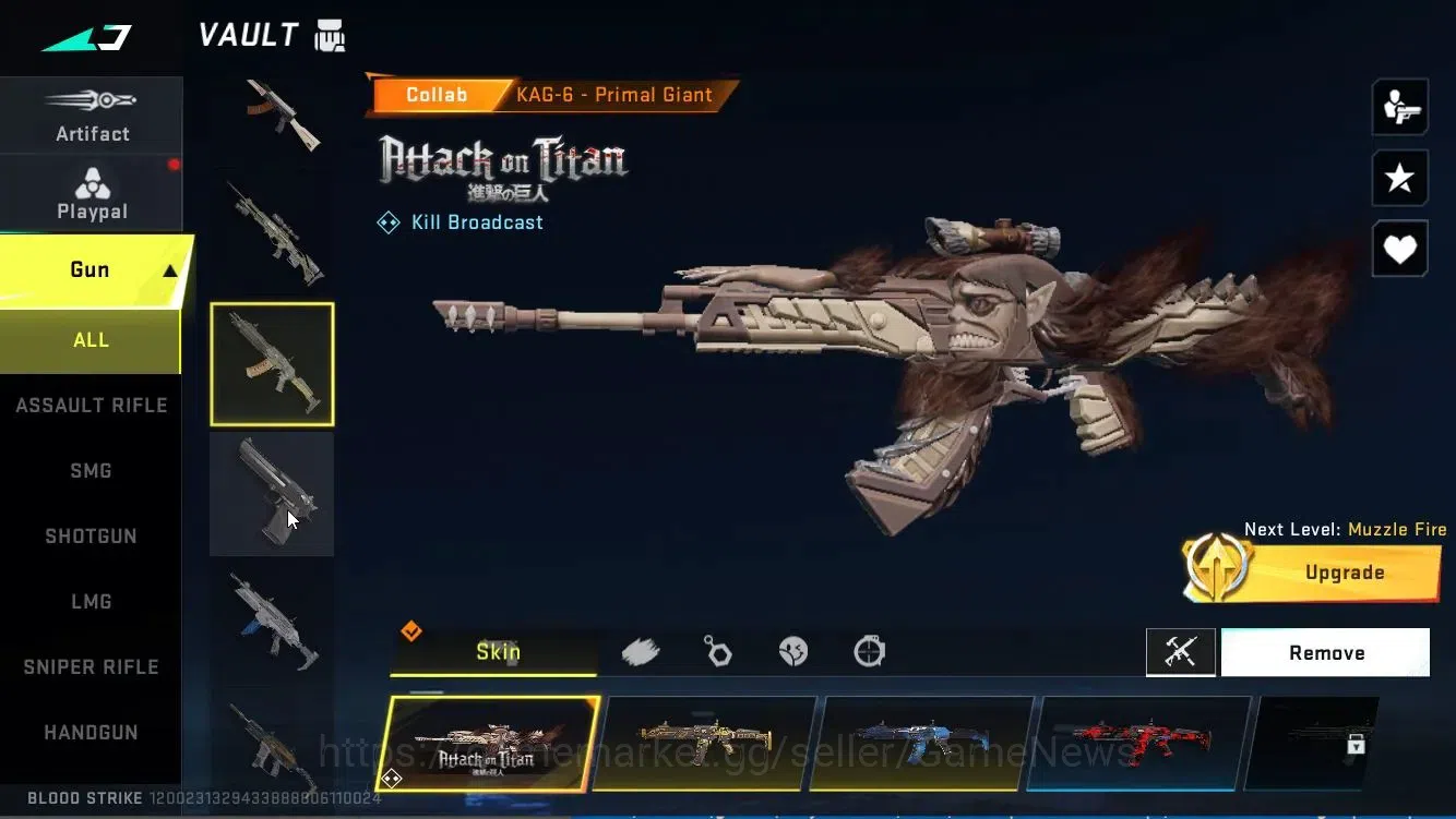 Blood Strike Accounts ASIA|ETERNAL AK47|Collab BLEACH[Byakuya]+AOT[KAG6, image 17