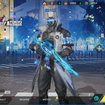 Blood Strike Collab Skin ASIA|ETERNAL AK47|Collab BLEACH[Byakuya]+AOT[KAG6, image 1