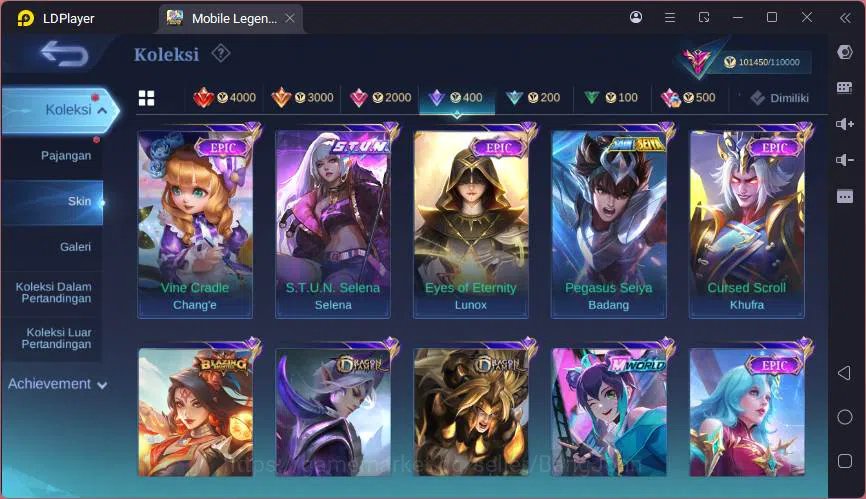 Mobile Legends: Bang Bang Accounts GLOBAL|Hero |Skin 347|LGN Franco,JJK Melissa,ASP A image 13