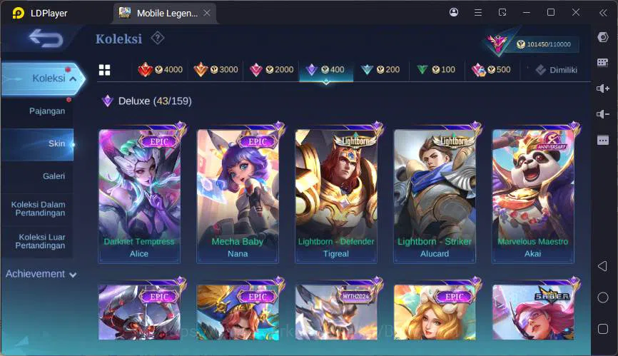 Mobile Legends: Bang Bang Accounts GLOBAL|Hero |Skin 347|LGN Franco,JJK Melissa,ASP A image 17