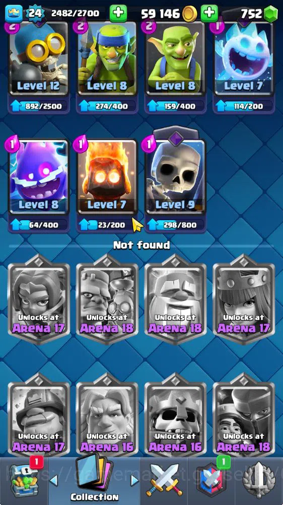 Clash Royale Accounts Midgame Lv 24|Trophy 4203|KTL 9|Limited Skin|Card 77| 3 EVO 4 Legendary 20 Epic 26 Rare 27 Common|Take 16