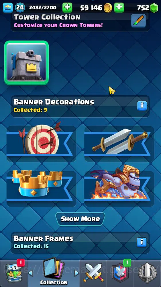 Clash Royale Accounts Midgame Lv 24|Trophy 4203|KTL 9|Limited Skin|Card 77| 3 EVO 4 Legendary 20 Epic 26 Rare 27 Common|Take 8