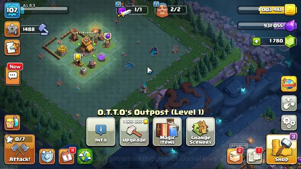 Clash of Clans Accounts LV 107|TH 14-BH 6|HH 8|BK 53,AQ 55,GW 29,MP 37,RC image 15