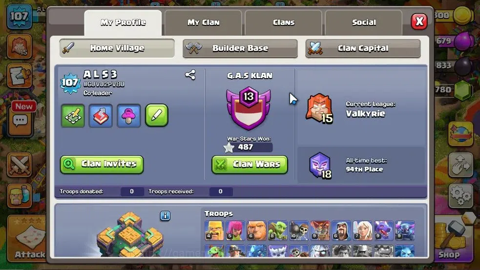 Clash of Clans Accounts LV 107|TH 14-BH 6|HH 8|BK 53,AQ 55,GW 29,MP 37,RC image 4