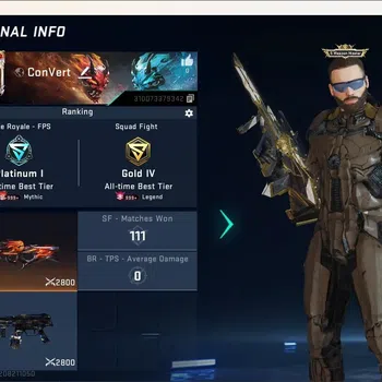 Blood Strike Accounts Collab Skin ASIA|Eternal Gun:AUG-Empyrean|5 Collab Gun [7DS&EVA]|2 Limited Gun|Check SS BS2963B