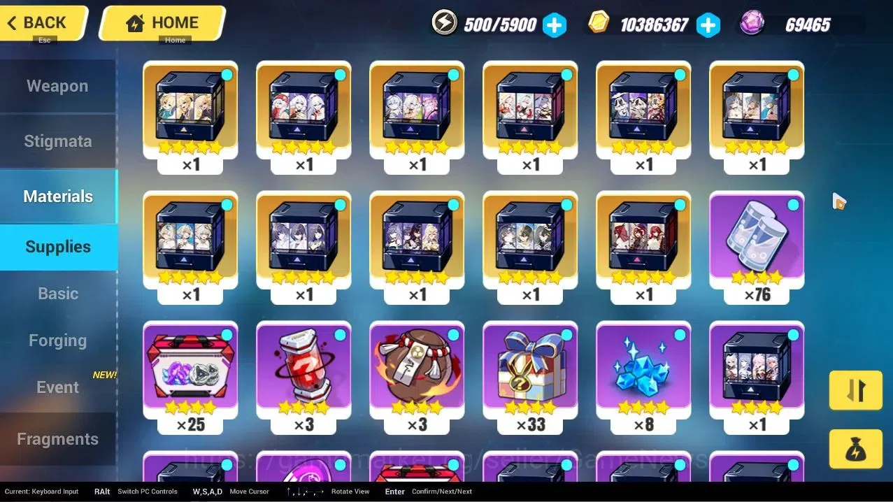 Honkai Impact 3rd Accounts End-Game SEA|Lv 88|8 Fulset|Sparkle,Elysia HoHe SS,LiSushang,Songque,Elysia HiLo,RaidenMei HoT 12