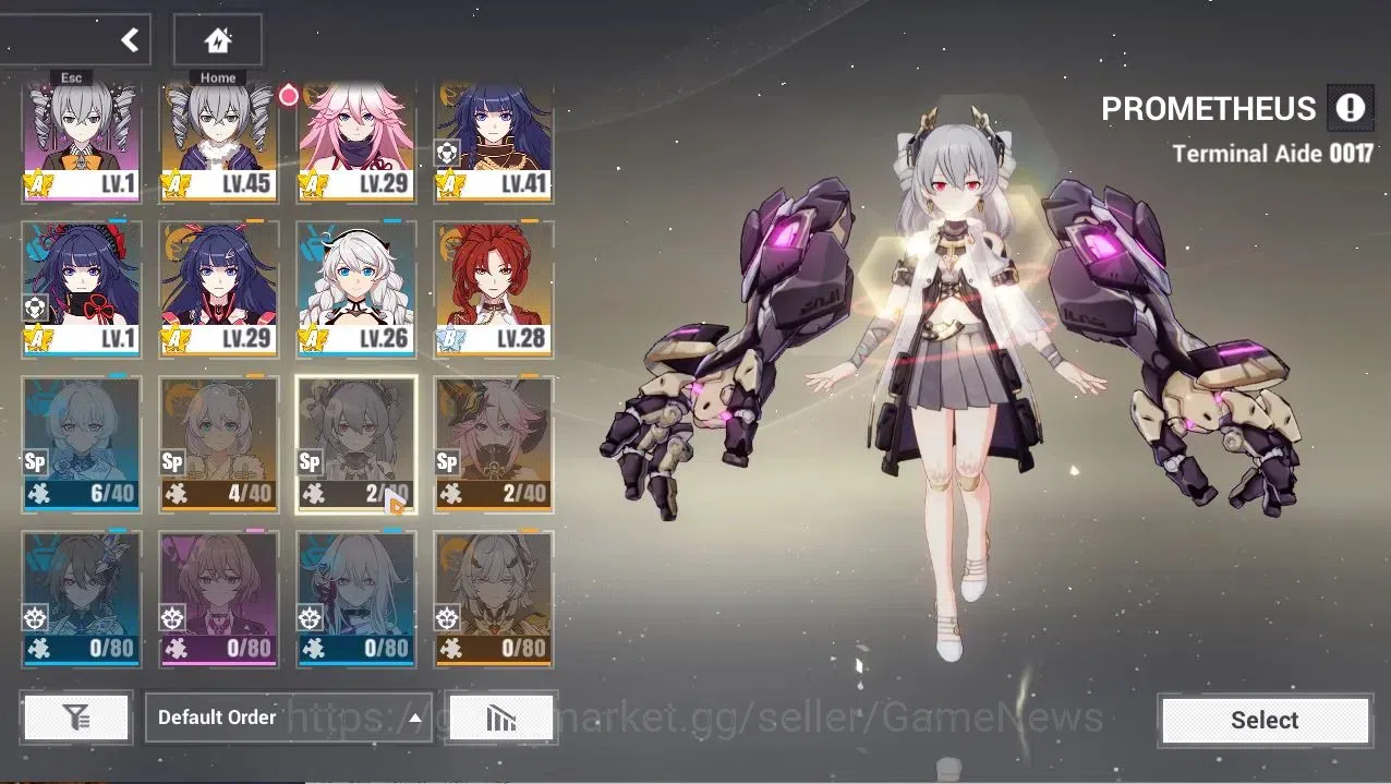 Honkai Impact 3rd Accounts End-Game SEA|Lv 88|8 Fulset|Sparkle,Elysia HoHe SS,LiSushang,Songque,Elysia HiLo,RaidenMei HoT 5