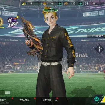 Blood Strike Collab Skin ASIA|Collab TOKREV [Takemichi, FN2000] |  ULTRA  [ image 1
