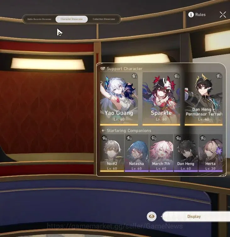 Honkai Star Rail Accounts ASIA|TL 50|3 Limited|Yao Guang E3 + Sign,Sparkle,D image 2